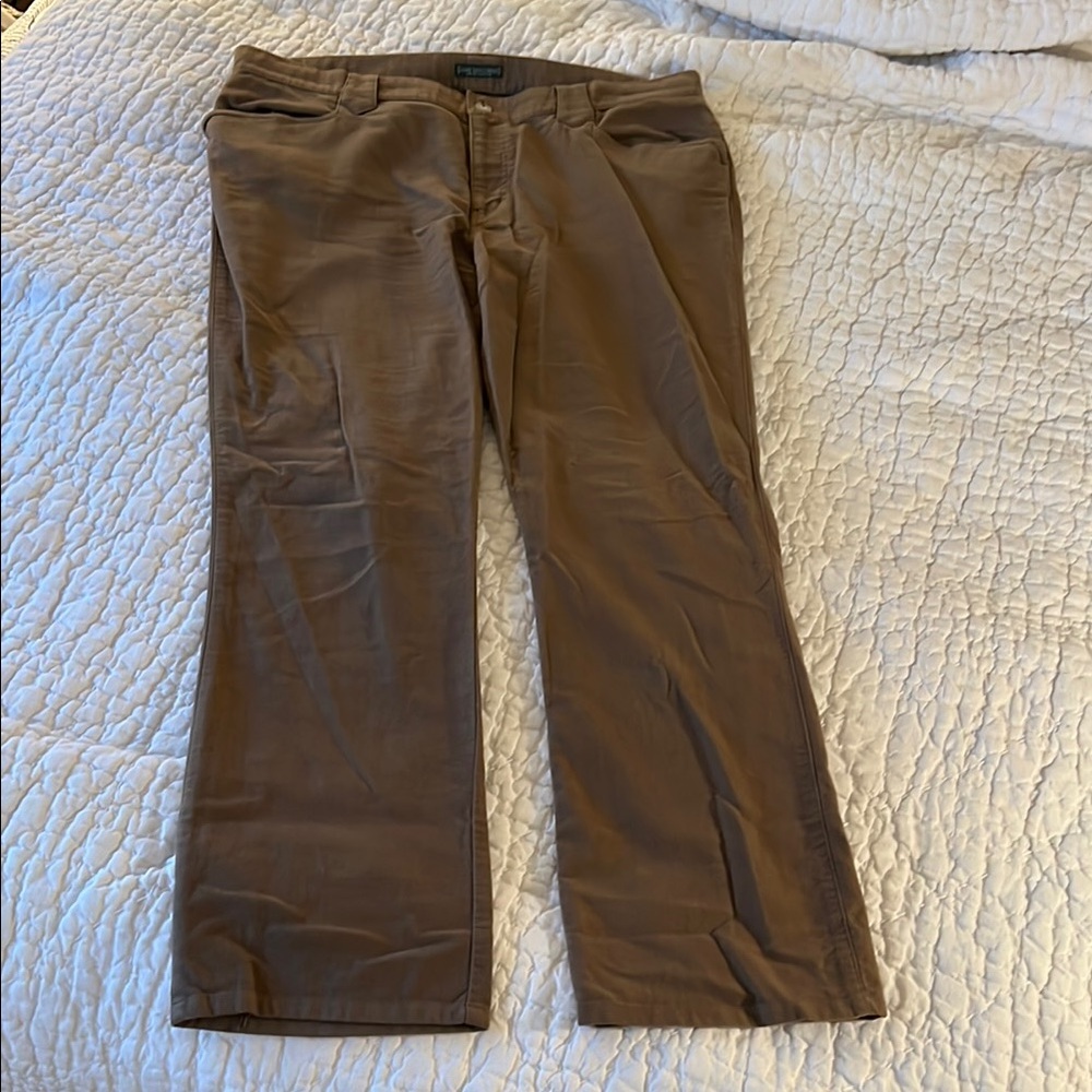Ralph Lauren - Lauren Jeans Company mushroom brown velvety soft jeans